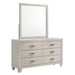 Elements International Makayla Mirror in Natural - Faith Furniture (Manhattan, KS)