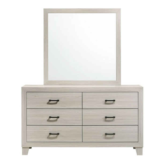 Elements International Makayla Mirror in Natural - Faith Furniture (Manhattan, KS)