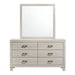Elements International Makayla Mirror in Natural - Faith Furniture (Manhattan, KS)