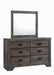 Elements International Nathan Mirror in Gray Oak Lacquer - Faith Furniture (Manhattan, KS)