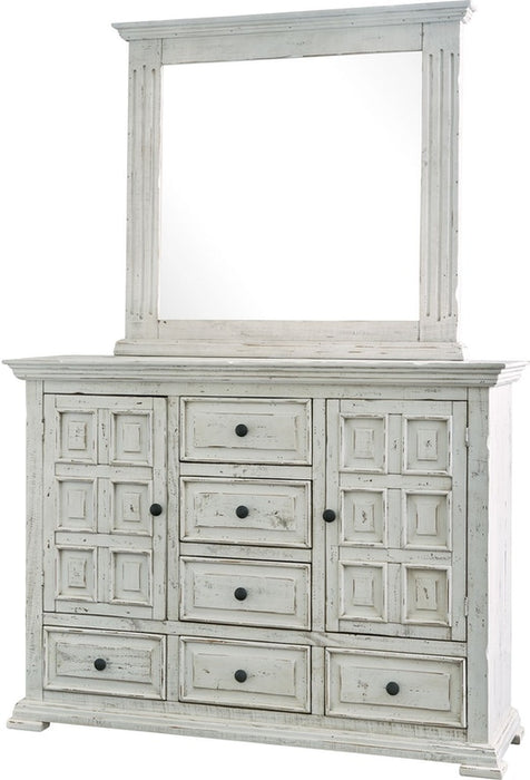Elements International Olivia White Mirror - Faith Furniture (Manhattan, KS)