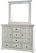 Elements International Olivia White Mirror - Faith Furniture (Manhattan, KS)