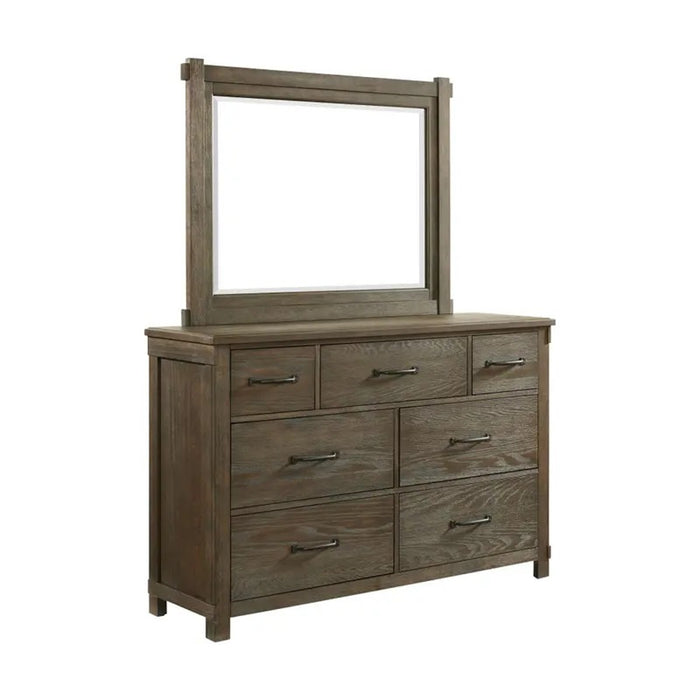 Elements International Scott Mirror in Dark - Faith Furniture (Manhattan, KS)