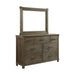 Elements International Scott Mirror in Dark - Faith Furniture (Manhattan, KS)
