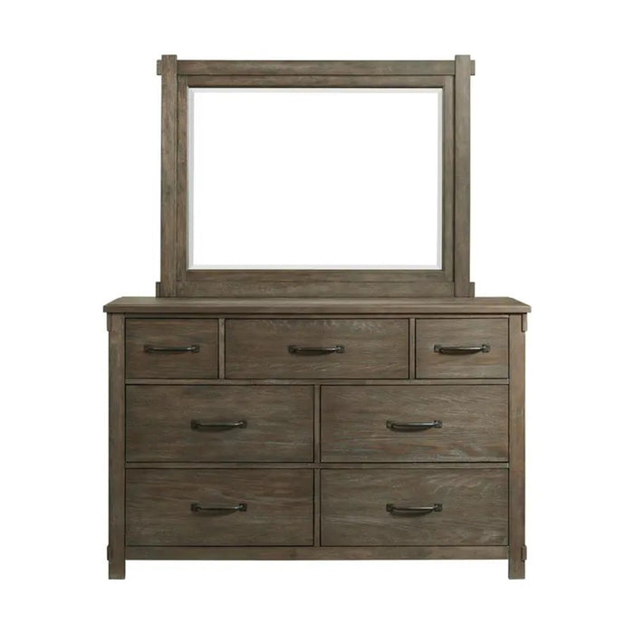 Elements International Scott Mirror in Dark - Faith Furniture (Manhattan, KS)