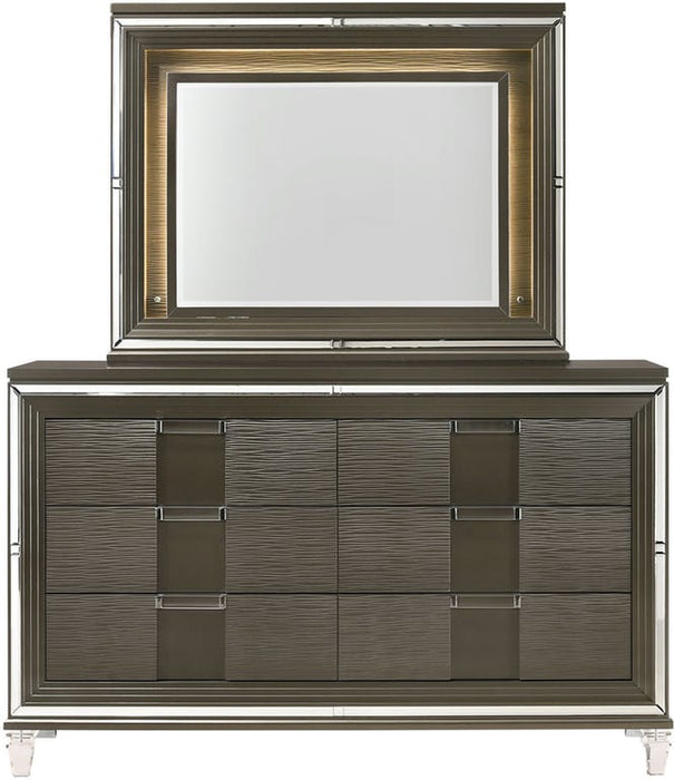 Elements International Twenty Nine Mirror in Copper - Faith Furniture (Manhattan, KS)