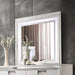 Elements International Twenty Nine Youth Mirror in White - Faith Furniture (Manhattan, KS)