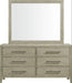 Elements International Versailles Mirror in Grey - Faith Furniture (Manhattan, KS)