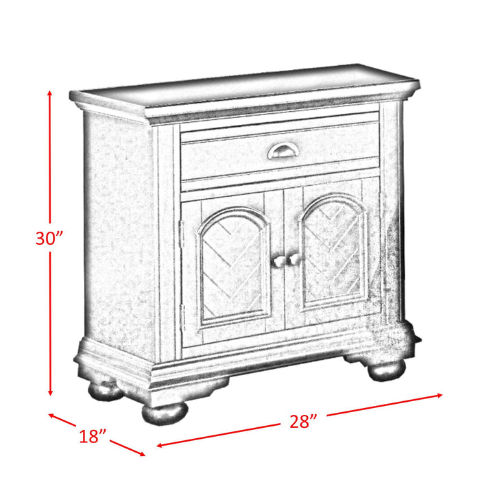 Brookpine White Nightstand - Faith Furniture (Manhattan, KS)