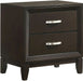 Elements International Beaumont Youth Nightstand in Merlot - Faith Furniture (Manhattan, KS)