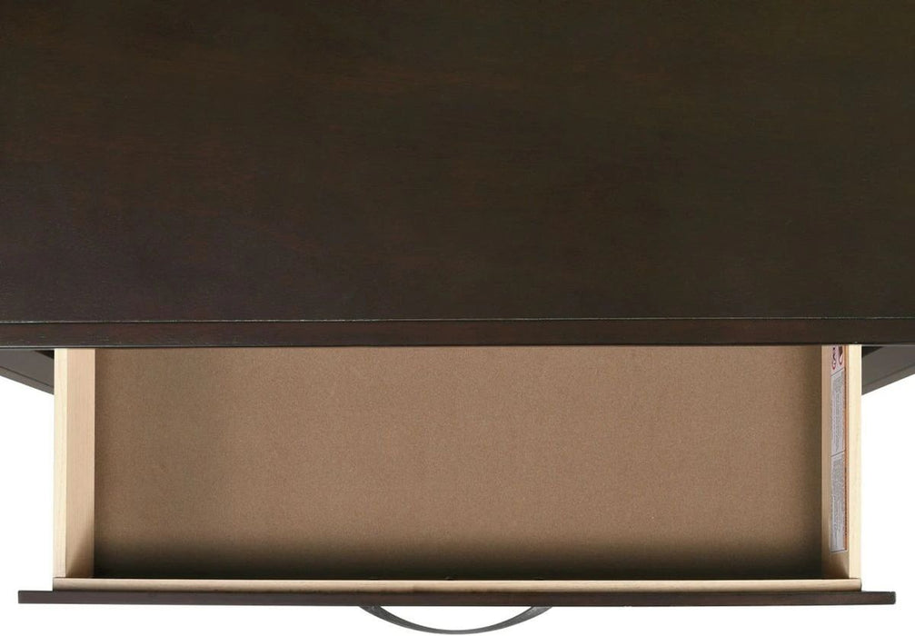 Elements International Beaumont Youth Nightstand in Merlot - Faith Furniture (Manhattan, KS)