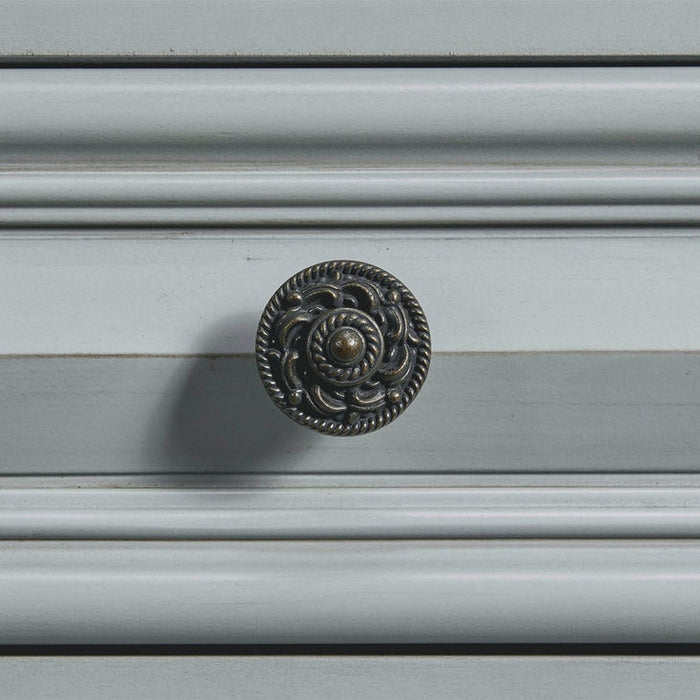 Elements International Calloway Grey Nightstand in Grey - Faith Furniture (Manhattan, KS)