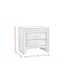 Elements International Emily 3 Drawer Nightstand in Black - Faith Furniture (Manhattan, KS)
