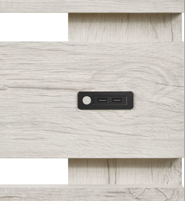 Elements International Fort Worth Nightstand in White - Faith Furniture (Manhattan, KS)