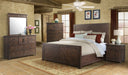 Elements International Jax Nightstand in Warm Smokey Walnut - Faith Furniture (Manhattan, KS)