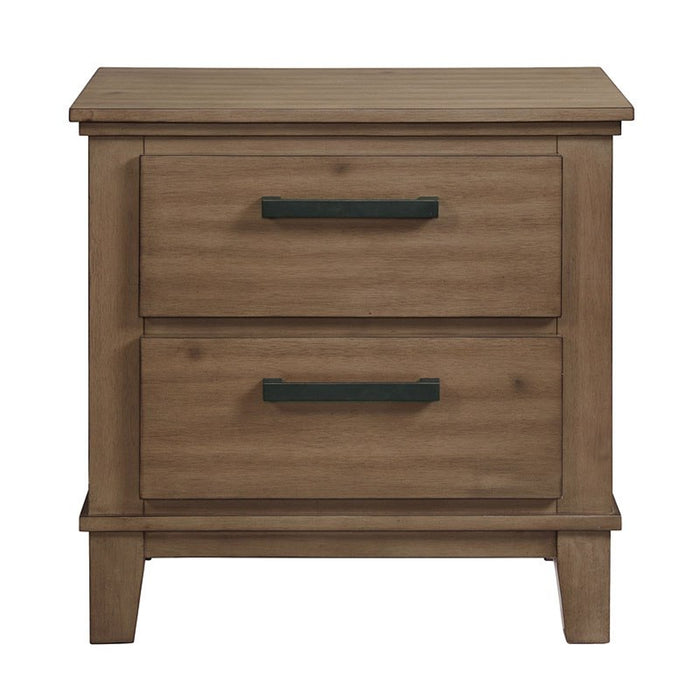 Elements International Jolene Nightstand in Grey - Faith Furniture (Manhattan, KS)
