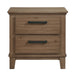 Elements International Jolene Nightstand in Grey - Faith Furniture (Manhattan, KS)