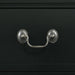Elements International Louis Philippe Nightstand in Black - Faith Furniture (Manhattan, KS)