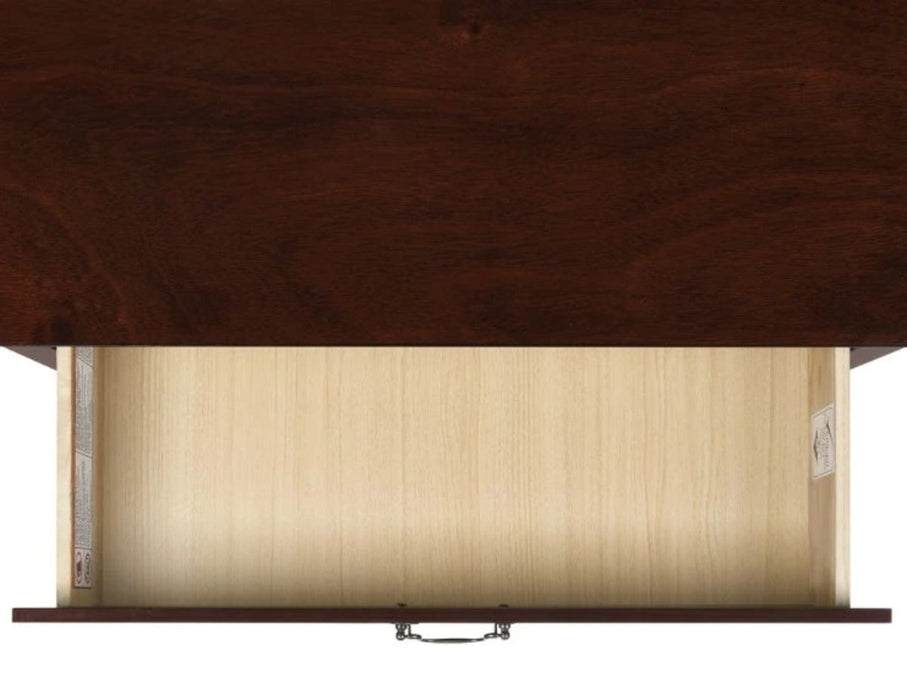 Elements International Louis Philippe Nightstand in Cherry - Faith Furniture (Manhattan, KS)