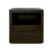 Elements International Magnum Nightstand in Grey - Faith Furniture (Manhattan, KS)