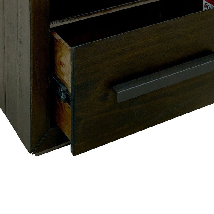 Elements International Magnum Nightstand in Grey - Faith Furniture (Manhattan, KS)