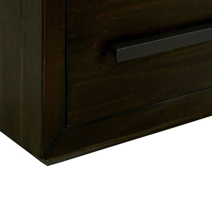 Elements International Magnum Nightstand in Grey - Faith Furniture (Manhattan, KS)