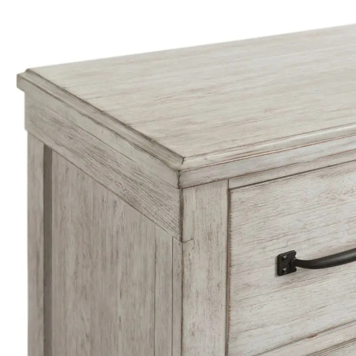 Elements International Scott Nightstand in White - Faith Furniture (Manhattan, KS)