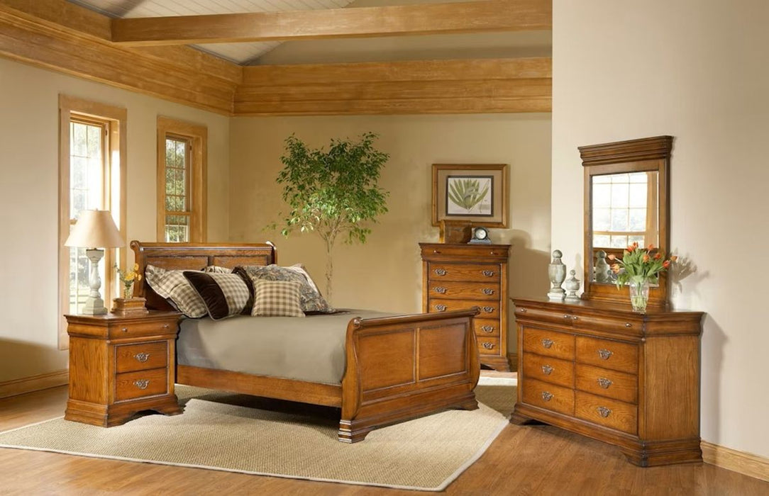 Elements International Shenandoah Nightstand in Classic Oak - Faith Furniture (Manhattan, KS)