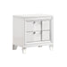 Elements International Twenty Nine Youth Nightstand in White - Faith Furniture (Manhattan, KS)