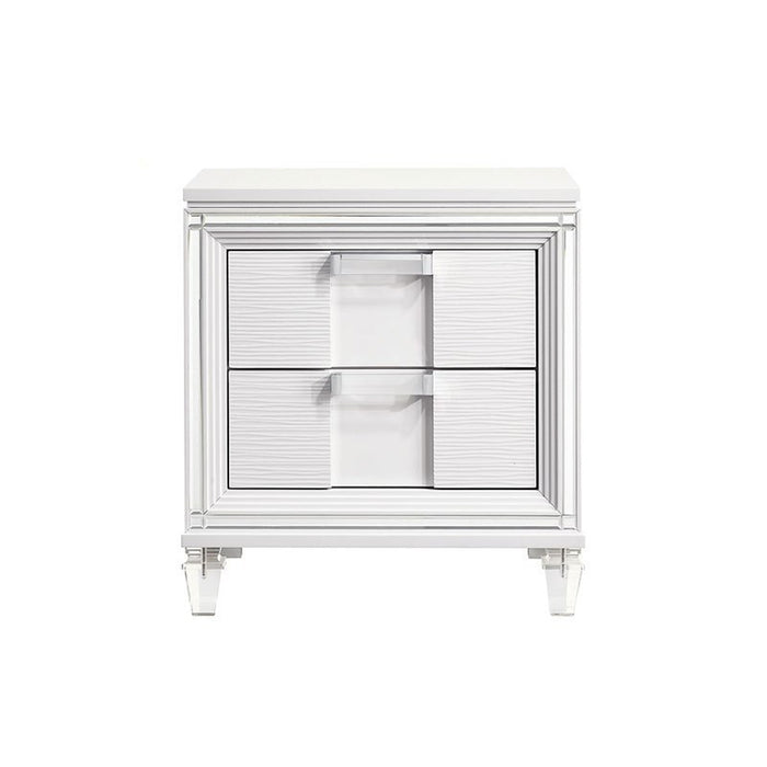 Elements International Twenty Nine Youth Nightstand in White - Faith Furniture (Manhattan, KS)