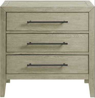 Elements International Versailles Nightstand in Grey - Faith Furniture (Manhattan, KS)