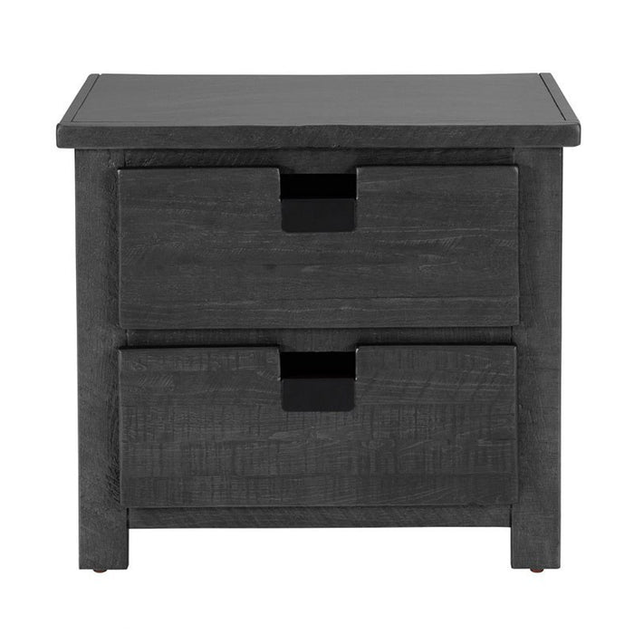 Elements International Vista Nightstand in Grey - Faith Furniture (Manhattan, KS)