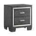 Titanium 2-Drawer Nightstand - Faith Furniture (Manhattan, KS)