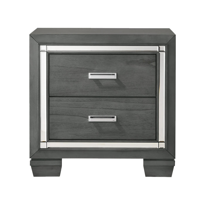 Titanium 2-Drawer Nightstand - Faith Furniture (Manhattan, KS)