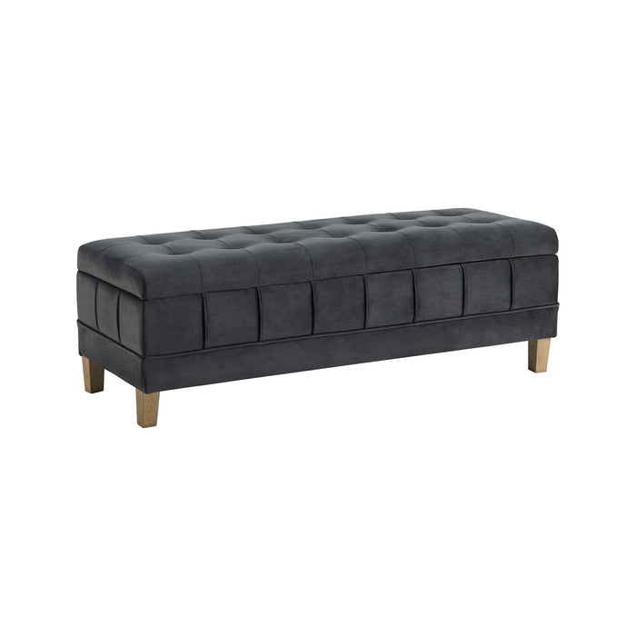 Crosby Tufted Storage Ottoman - Faith Furniture (Manhattan, KS)