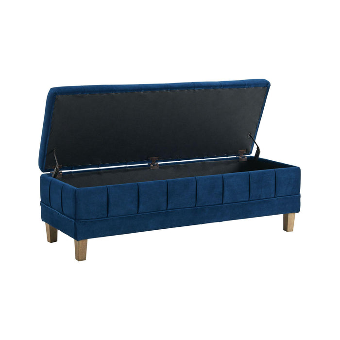 Crosby Tufted Storage Ottoman - Faith Furniture (Manhattan, KS)