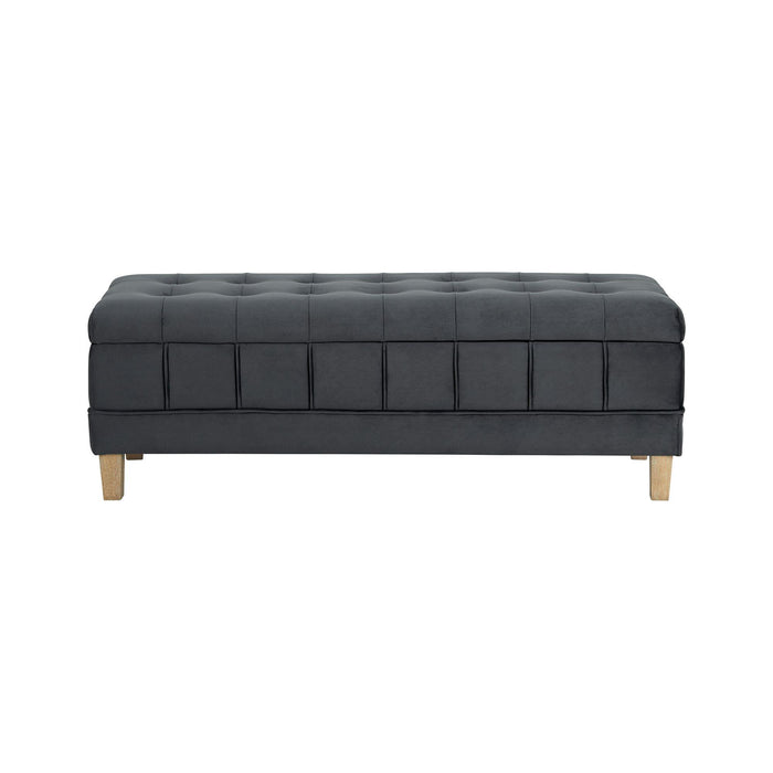 Crosby Tufted Storage Ottoman - Faith Furniture (Manhattan, KS)