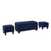 Ethan 3PK Storage Ottoman in Blue - Faith Furniture (Manhattan, KS)
