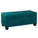 Ethan 3PK Storage Ottoman in Teal - Faith Furniture (Manhattan, KS)