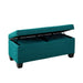 Ethan 3PK Storage Ottoman in Teal - Faith Furniture (Manhattan, KS)
