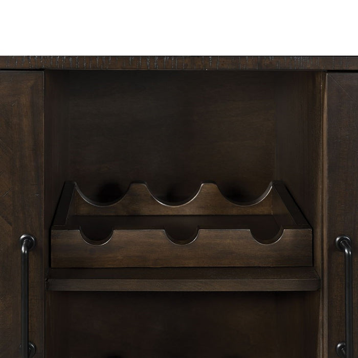 Elements International Colorado Server in Charcoal - Faith Furniture (Manhattan, KS)