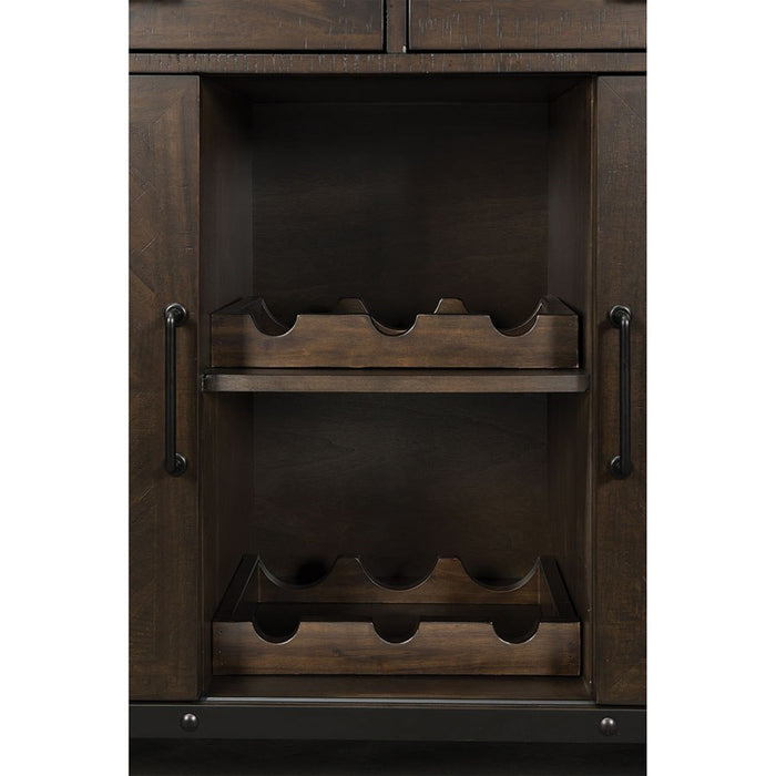 Elements International Colorado Server in Charcoal - Faith Furniture (Manhattan, KS)