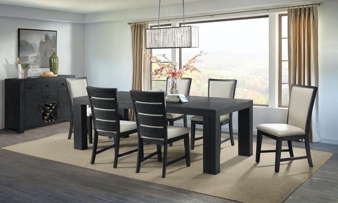 Elements International Grady Server in Black - Faith Furniture (Manhattan, KS)