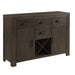 Elements International Grady Server in Brown image
