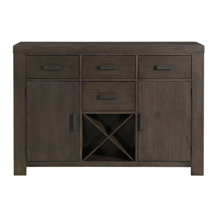 Elements International Grady Server in Brown - Faith Furniture (Manhattan, KS)