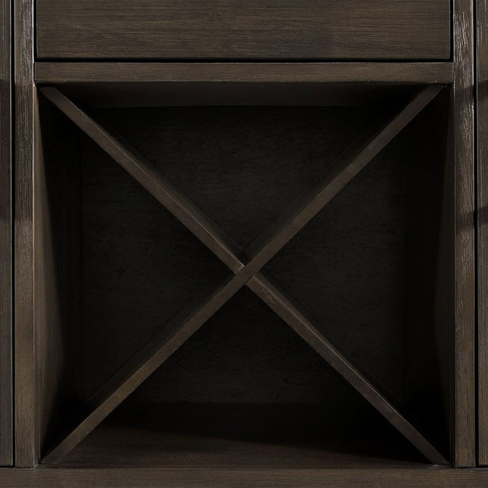 Elements International Grady Server in Brown - Faith Furniture (Manhattan, KS)