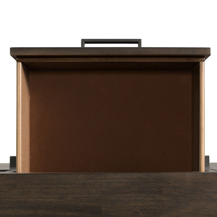Elements International Grady Server in Brown - Faith Furniture (Manhattan, KS)