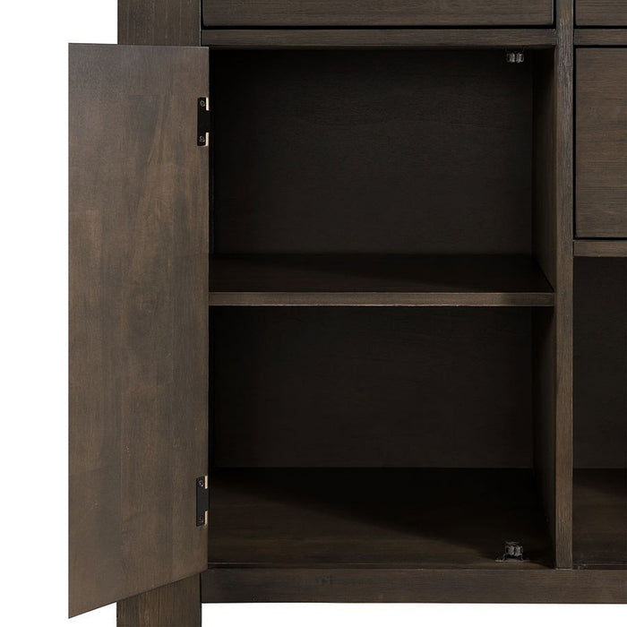 Elements International Grady Server in Brown - Faith Furniture (Manhattan, KS)