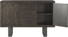 Elements International Sawyer Server in Smokey Dark Ash - Faith Furniture (Manhattan, KS)