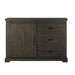 Elements International Stone Stone Server in Dark Ash - Faith Furniture (Manhattan, KS)
